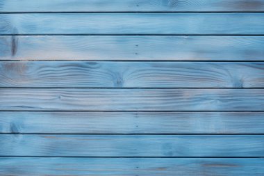 Açık mavi ahşap arkaplan dokusunun işlenmiş kolajı. Pankart, arkaplan veya 3B haritalama için doku