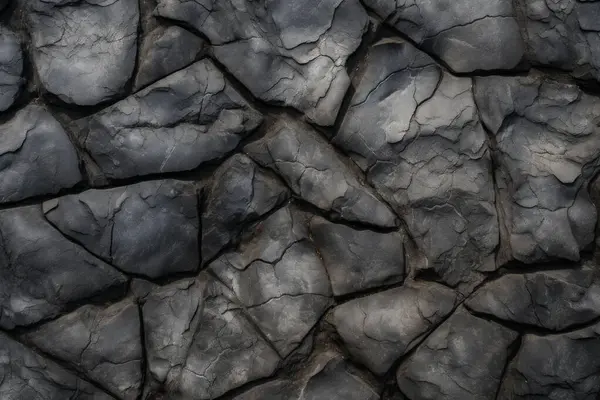 Kuru gri zemin taşı dokusunun işlenmiş kolajı. Pankart, arkaplan veya 3B haritalama için doku