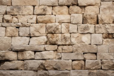 Gündüz vakti eski kum bloğu duvar dokusunun işlenmiş kolajı. Pankart, arkaplan veya 3B haritalama için doku