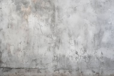 Gri çatlamış duvar dokusunun işlenmiş kolajı. Pankart, arkaplan veya 3B haritalama için doku