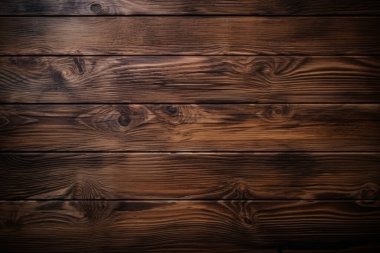 Eski koyu kahverengi ahşap döşeme dokusundan işlenmiş kolaj. Pankart, arkaplan veya 3B haritalama için doku