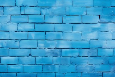 Lacivert tuğla duvar dokusunun işlenmiş kolajı. Pankart, arkaplan veya 3B haritalama için doku