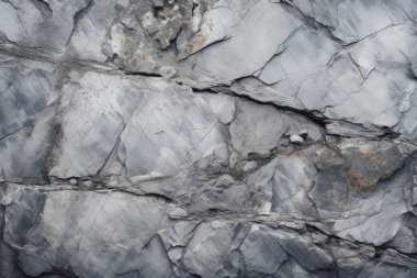 Gri kayalık kaya yüzey dokusunun işlenmiş kolajı. Pankart, arkaplan veya 3B haritalama için doku