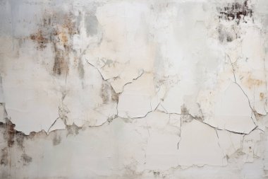 Çatlak yüzey dokusunun işlenmiş kolajı. Pankart, arkaplan veya 3B haritalama için doku