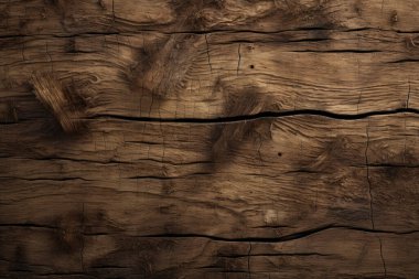 Eskimiş kahverengi ahşap malzeme dokusunun işlenmiş kolajı. Pankart, arkaplan veya 3B haritalama için doku