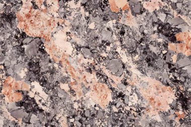 Doğal kaba granit desenli fotoğraf. Yakın çekim. Arkaplan veya haritalama için arkaplan dokusu