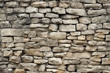 Antik taş işçiliği yüzey dokusunun işlenmiş kolajı. Pankart, arkaplan veya 3B haritalama için doku