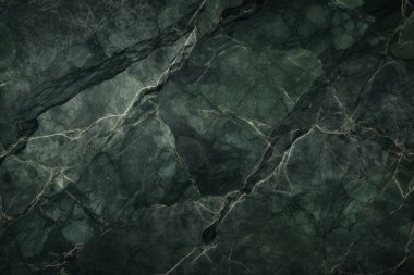 İşlenmiş kolaj, koyu yeşil parlak mermer dokular. Pankart, arkaplan veya 3B haritalama için doku