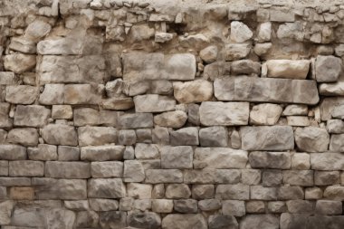 Gündüz vakti eski kum bloğu duvar dokusunun işlenmiş kolajı. Pankart, arkaplan veya 3B haritalama için doku