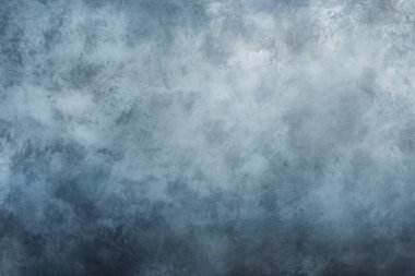 İşlenmiş koyu mavi alçı malzeme dokusu kolajı. Pankart, arkaplan veya 3B haritalama için doku