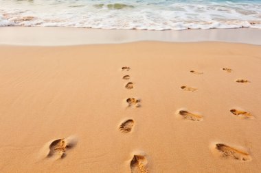 Deniz kıyısı kumlarının işlenmiş kolajı yüzey dokusu. Pankart, arkaplan veya 3B haritalama için doku