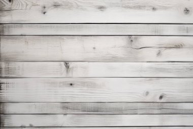 Eski beyaz ahşap duvar dokusunun işlenmiş kolajı. Pankart, arkaplan veya 3B haritalama için doku