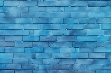 Lacivert tuğla duvar dokusunun işlenmiş kolajı. Pankart, arkaplan veya 3B haritalama için doku