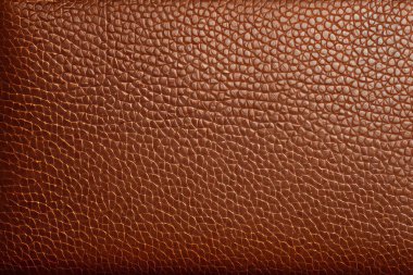 Kahverengi deri yüzey dokusundan işlenmiş kolaj. Pankart, arkaplan veya 3B haritalama için doku