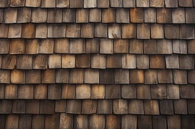 Kırsal ahır çatı kiremitleri yüzey dokusunun işlenmiş kolajı. Pankart, arkaplan veya 3B haritalama için doku