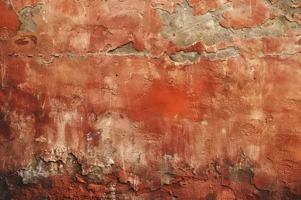 Eski turuncu alçı duvarın fotoğrafı. Arkaplan veya haritalama için arkaplan dokusu
