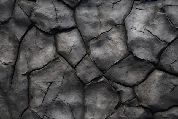Kuru gri zemin taşı dokusunun işlenmiş kolajı. Pankart, arkaplan veya 3B haritalama için doku