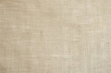 Eski sarı tuval kumaş dokusunun işlenmiş kolajı. Pankart, arkaplan veya 3B haritalama için doku