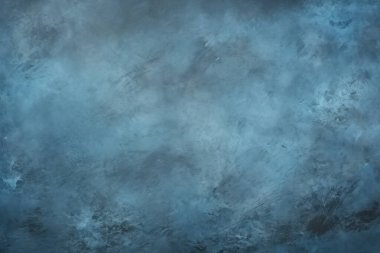 İşlenmiş koyu mavi alçı malzeme dokusu kolajı. Pankart, arkaplan veya 3B haritalama için doku