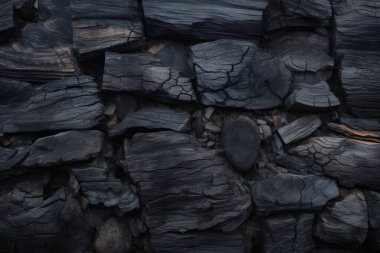 Tüten ahşap yüzey dokusunun işlenmiş kolajı. Pankart, arkaplan veya 3B haritalama için doku