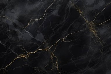 Siyah mermer desenli lüks kolaj. Pankart, arkaplan veya 3B haritalama için doku