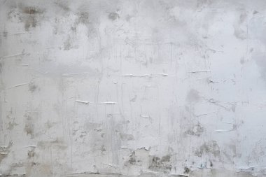 Gri çatlamış duvar dokusunun işlenmiş kolajı. Pankart, arkaplan veya 3B haritalama için doku