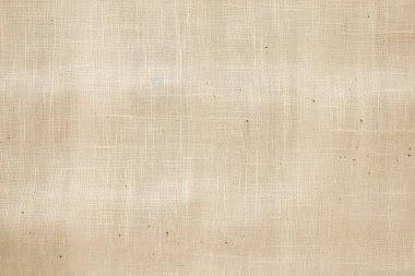 Eski sarı tuval kumaş dokusunun işlenmiş kolajı. Pankart, arkaplan veya 3B haritalama için doku