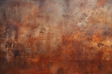 Paslı metal yüzey dokusunun işlenmiş kolajı. Pankart, arkaplan veya 3B haritalama için doku