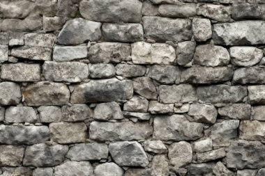 Antik taş işçiliği yüzey dokusunun işlenmiş kolajı. Pankart, arkaplan veya 3B haritalama için doku