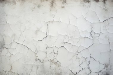 Çatlak yüzey dokusunun işlenmiş kolajı. Pankart, arkaplan veya 3B haritalama için doku