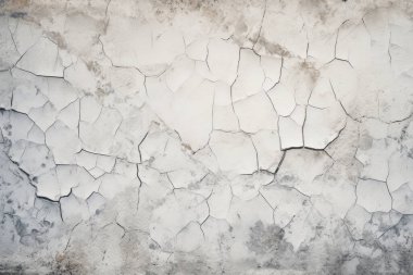 Çatlak yüzey dokusunun işlenmiş kolajı. Pankart, arkaplan veya 3B haritalama için doku