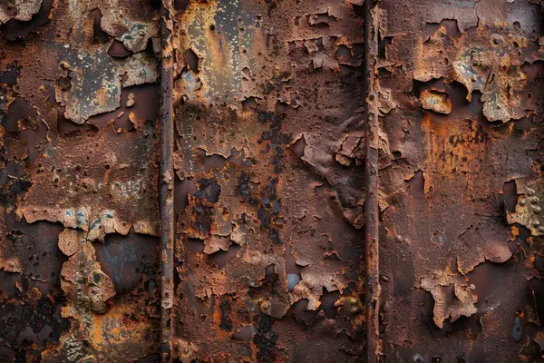 Siyah ve turuncu metal duvarların fotoğrafı. Arkaplan veya haritalama için arkaplan dokusu