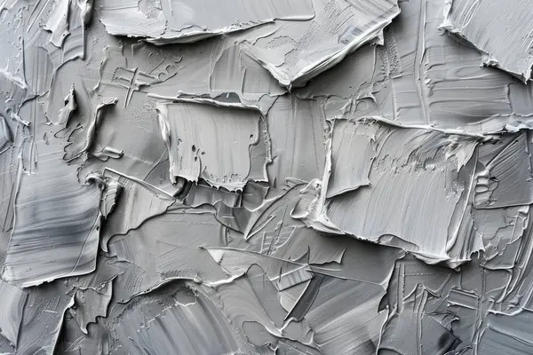 Düz yüzeydeki birçok akrilik yağlı boya lekelerinin fotoğrafı. Arkaplan veya haritalama için arkaplan dokusu