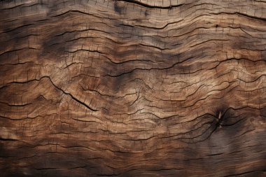 Eskimiş kahverengi ahşap malzeme dokusunun işlenmiş kolajı. Pankart, arkaplan veya 3B haritalama için doku