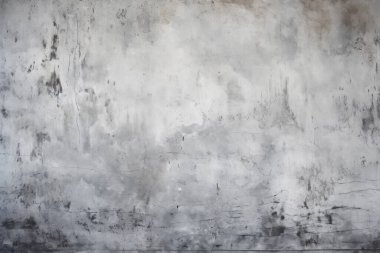 Gri çatlamış duvar dokusunun işlenmiş kolajı. Pankart, arkaplan veya 3B haritalama için doku