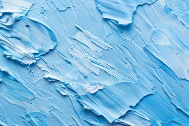 Düz yüzeyde bir sürü akrilik yağlı boya lekesi var. Arkaplan veya haritalama için arkaplan dokusu