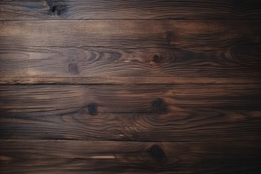 Eski koyu kahverengi ahşap döşeme dokusundan işlenmiş kolaj. Pankart, arkaplan veya 3B haritalama için doku