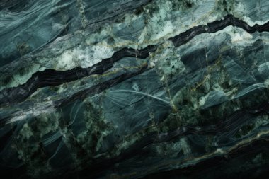 Gündüz vakti zarif yeşil mermer dokusunun işlenmiş kolajı. Pankart, arkaplan veya 3B haritalama için doku