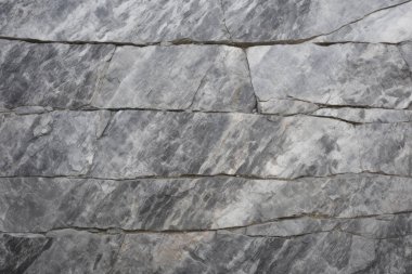 Dağ kayalığı kaya yüzey dokusunun işlenmiş kolajı. Pankart, arkaplan veya 3B haritalama için doku