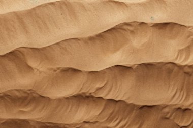 Çöl kumlarının işlenmiş kolajı yüzey dokusu. Pankart, arkaplan veya 3B haritalama için doku