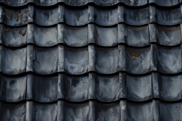 Photo of Traditional old temple roof pattern close up. Background texture for backdrops or mapping