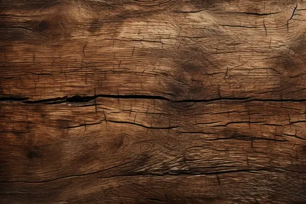 Eskimiş kahverengi ahşap malzeme dokusunun işlenmiş kolajı. Pankart, arkaplan veya 3B haritalama için doku