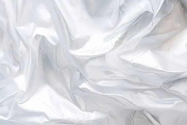 Şeffaf selofan plastik folyo dokusunun işlenmiş kolajı. Pankart, arkaplan veya 3B haritalama için doku