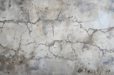 Görünür çatlak dokusuna sahip eski bir duvar kolajı. Pankart, arkaplan veya 3B haritalama için doku