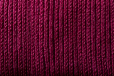 İşlenmiş örgü örgüleri, pamuk iplik dokusu kolajı. Pankart, arkaplan veya 3B haritalama için doku