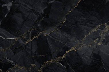 Siyah mermer desenli lüks kolaj. Pankart, arkaplan veya 3B haritalama için doku