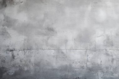 Gri çatlamış duvar dokusunun işlenmiş kolajı. Pankart, arkaplan veya 3B haritalama için doku