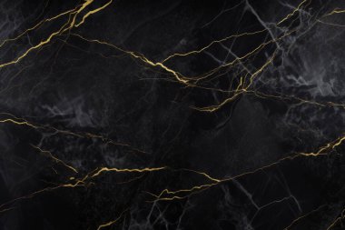 Siyah mermer desenli lüks kolaj. Pankart, arkaplan veya 3B haritalama için doku
