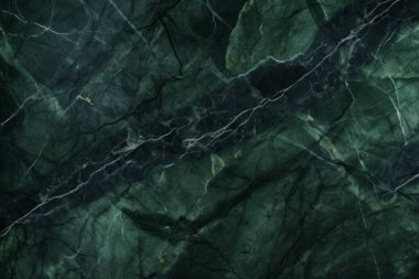 İşlenmiş kolaj, koyu yeşil parlak mermer dokular. Pankart, arkaplan veya 3B haritalama için doku