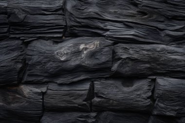 Tüten ahşap yüzey dokusunun işlenmiş kolajı. Pankart, arkaplan veya 3B haritalama için doku